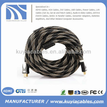 Cable HDMI de 10M a macho 1.4V 3D para HDTV XBOX PS3 33FT